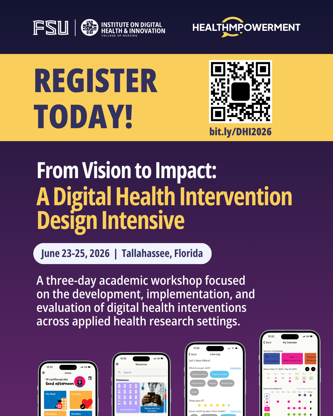 IDHI Digital Health Workshop Flyer