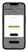 Request Appointment screenshot
