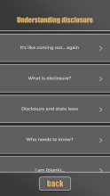 Screenshot: Understanding Disclosure