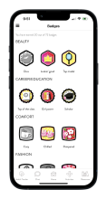 Badges screenshot