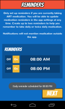 Reminders screenshot