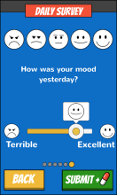 Daily survey screenshot