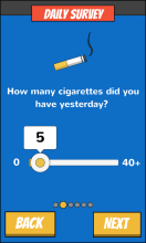 Activities tracker screenshot