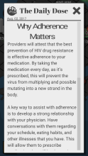 Why Adherence Matters screenshot